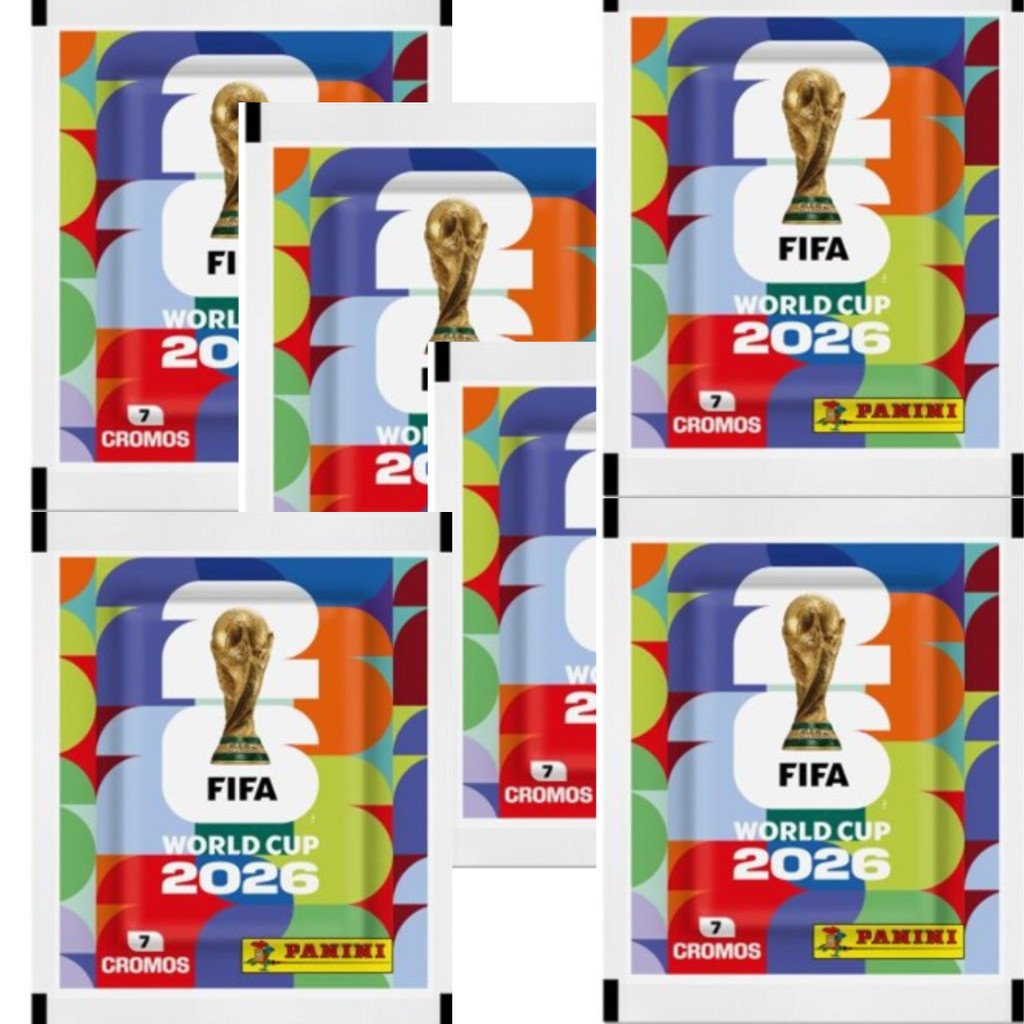 100 Figurinhas Copa Mundo 2026 aleatórias avulsa original