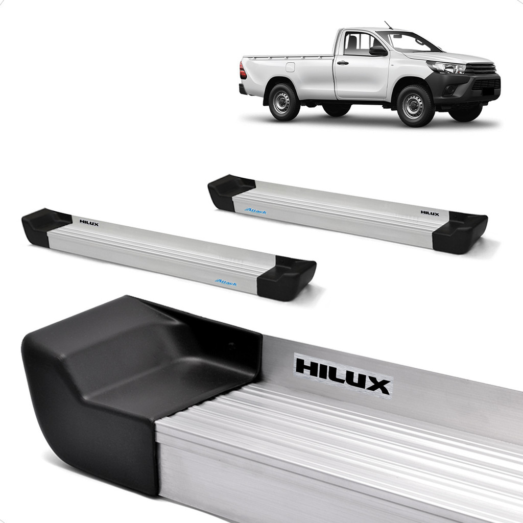Estribo Prime Hilux 2016/... Cabine Simples Natural