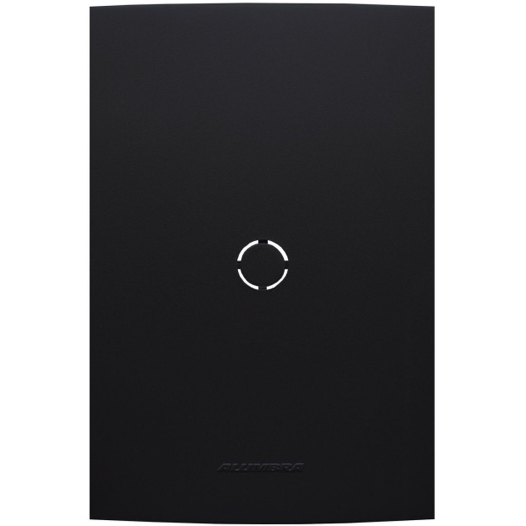 Placa 4X2 com Suporte Para Cega Saída De Fio Inova Pro Class Alumbra Preto Ébano