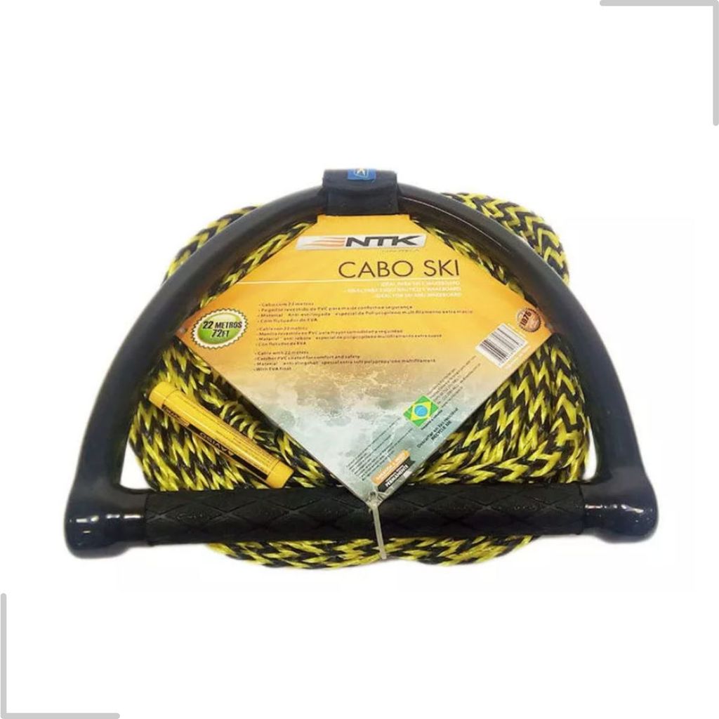 CORDA PARA REBOQUE CABO SKI MANETE WAKENOARD BOIA NAUTIKA
