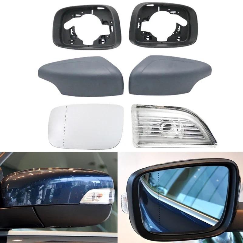 Porta Lateral Espelho Retrovisor Capa Quadro Turn Signal Light Lente Com Aquecimento Para Volvo XC60 2009 2010 2011 2012