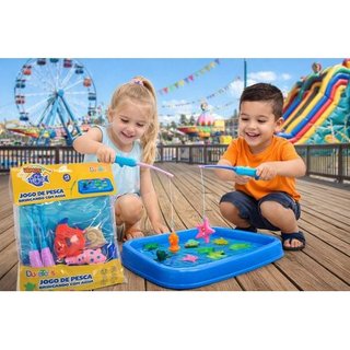 Jogo Pesca Infantil Brinquedo Educativo Magnetico Interativo Desenvolvimento Criança