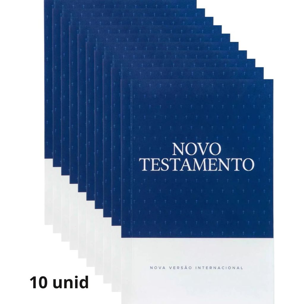 KIT 10X Novo Testamento | NVI | Leitura Perfeita | Capa Azul