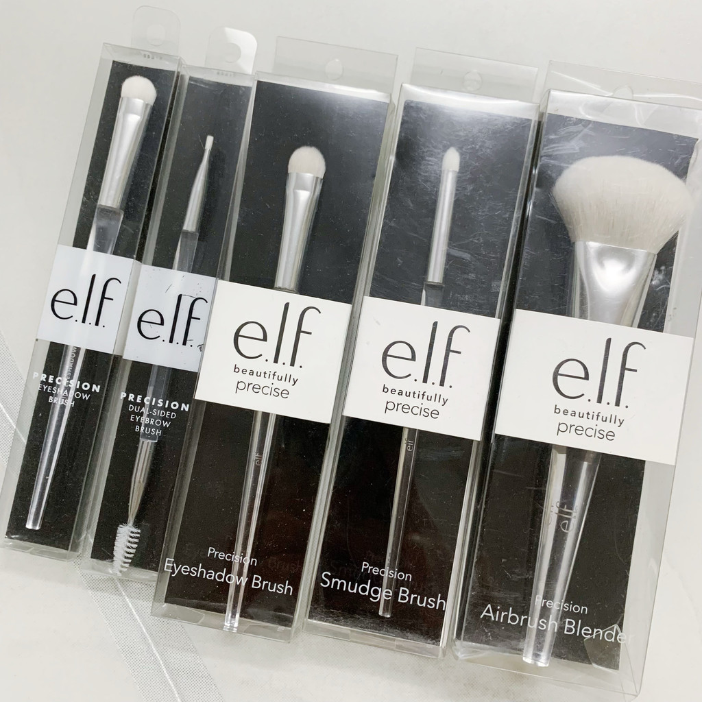 RARO!ELF Ice Crystal Series Pincel de maquiagem Super Soft Blush Foundation Brush Eyeshadow Brush Contour Brush Iniciant