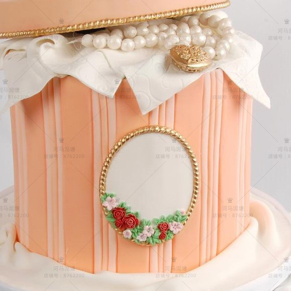 Molde de Silicone para bolo Fondant, flor rosa, moldura retrô em relevo, molde para biscoito e bolo
