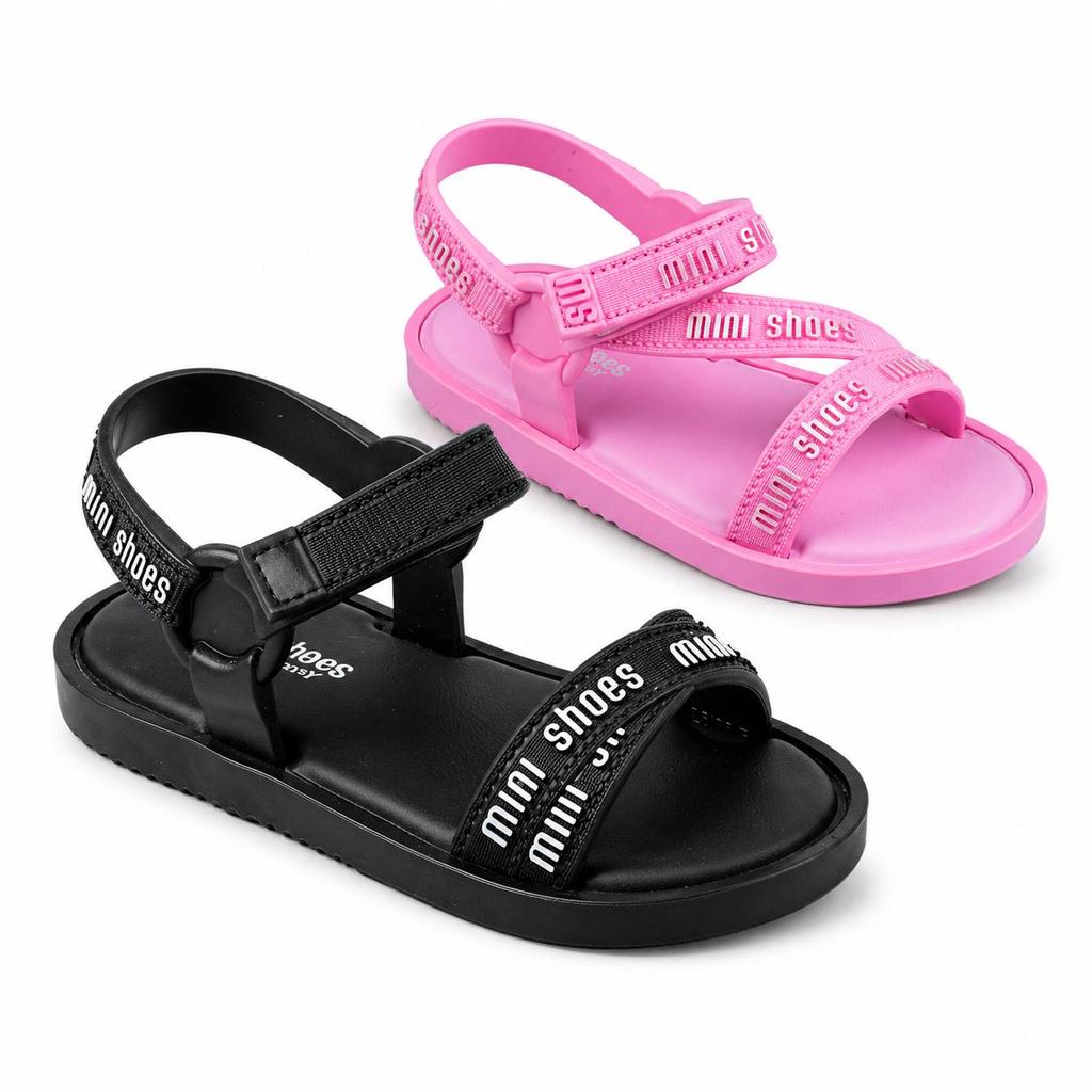 Kit 2 Sandália Infantil Menina Papete Leve Confortável