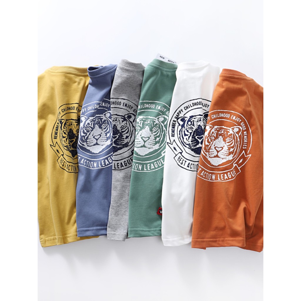 Oferta especial de verão Mellow Island Algodão ~ Premium Reunindo Crianças Camiseta de Manga Curta Comércio Exterior Rou