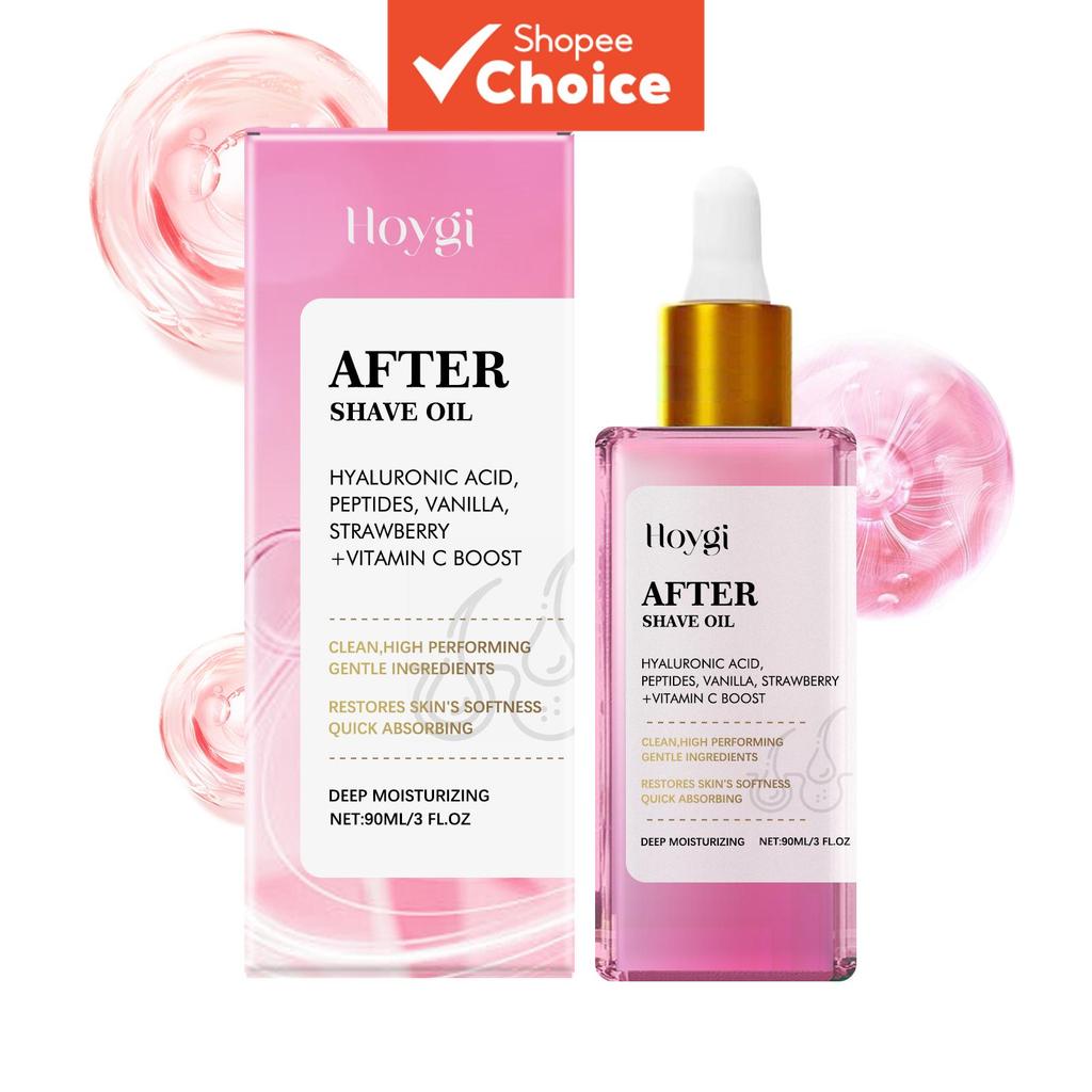 Óleo Pós-Barba De Morango Para E Pele-Hidratante Com Infusão De Jojoba Brilho Suave Fresco