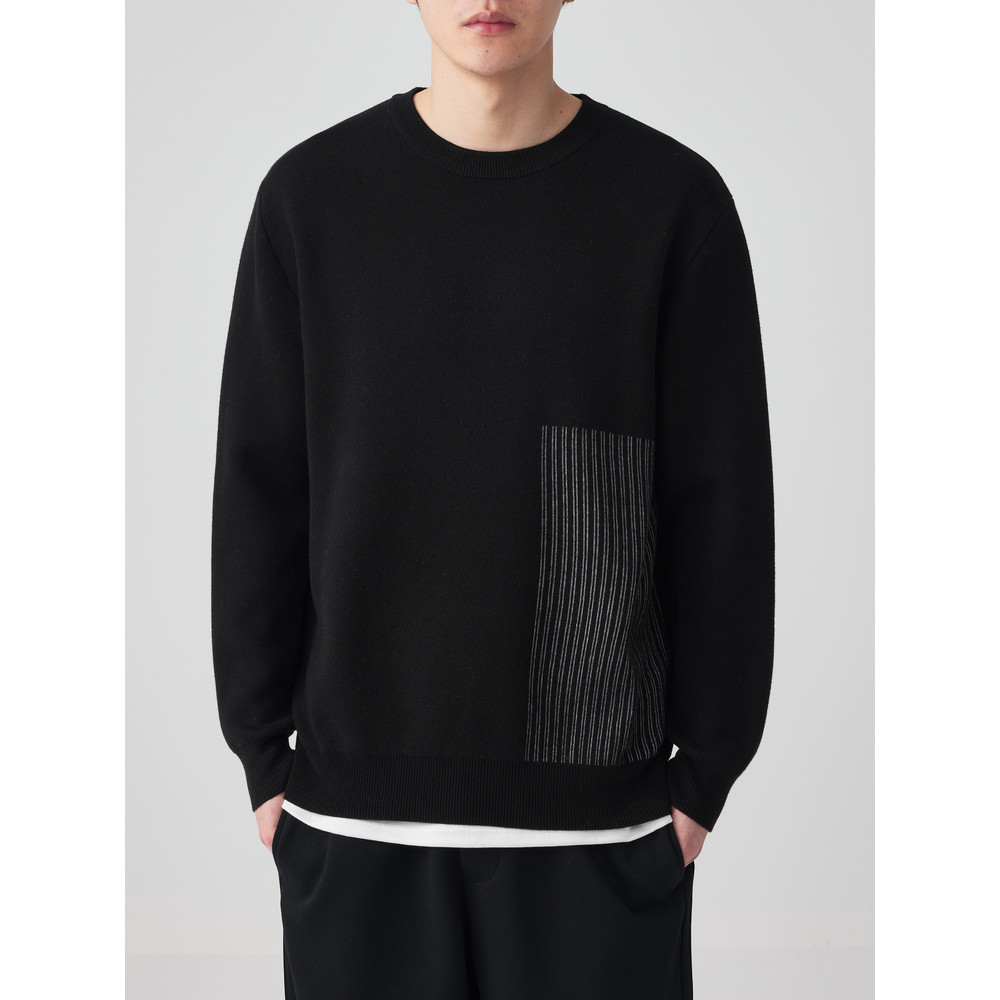Momaike roupas masculinas 25 outono inverno novo estilo infravermelho distante aquecimento engrossado em torno do pescoç