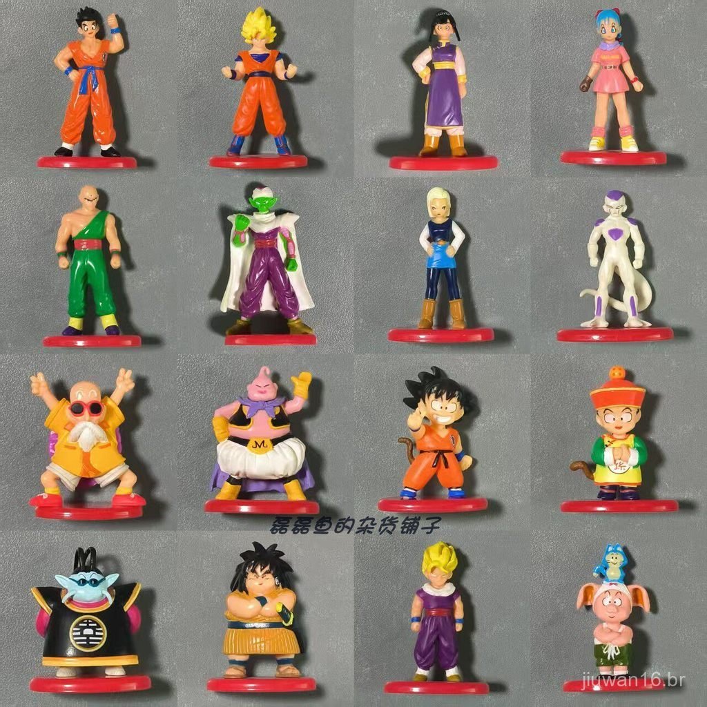 Dragon Ball Tampa de Garrafa Coca-Cola Tartaruga Eremita Buu Rei do Reino Frieza Número 18 Modelo Gashapon XF8M