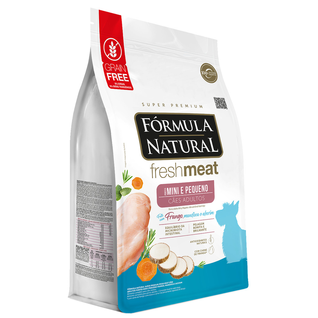 Ração 10,1kg Fórmula Natural Fresh Meat Cães Adultos Porte Mini e Pequeno Frango