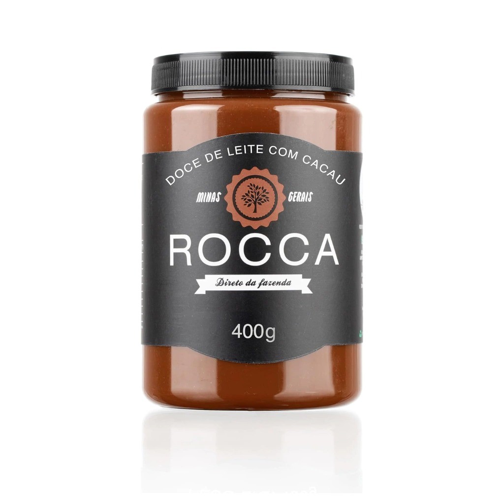 Doce de leite com cacau sabor de minas rocca 400g