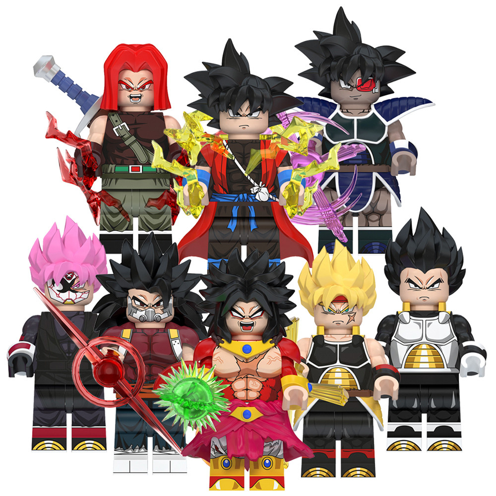 Dragons Anime Figura Broly Cumber Preto Son Goku Burdock Vegeta Turles Torankusu Bola Bloco Brinquedos