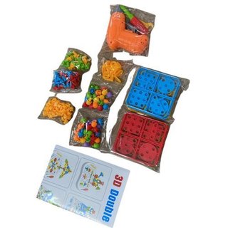 Mesa Educativa Infantil Montagem Criativa Acessórios Brinquedo Didático Desenvolvimento