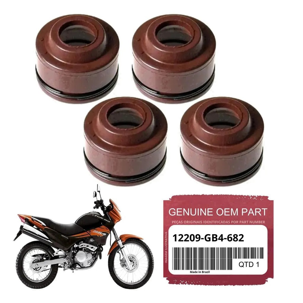 Kit 4 Retentor Válvula Xlx 350 R: 1987 Até 1991