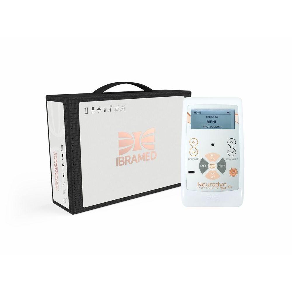 Neurodyn Portátil Tens/fes Ibramed - 02 Canais - Aparelho de Correntes para