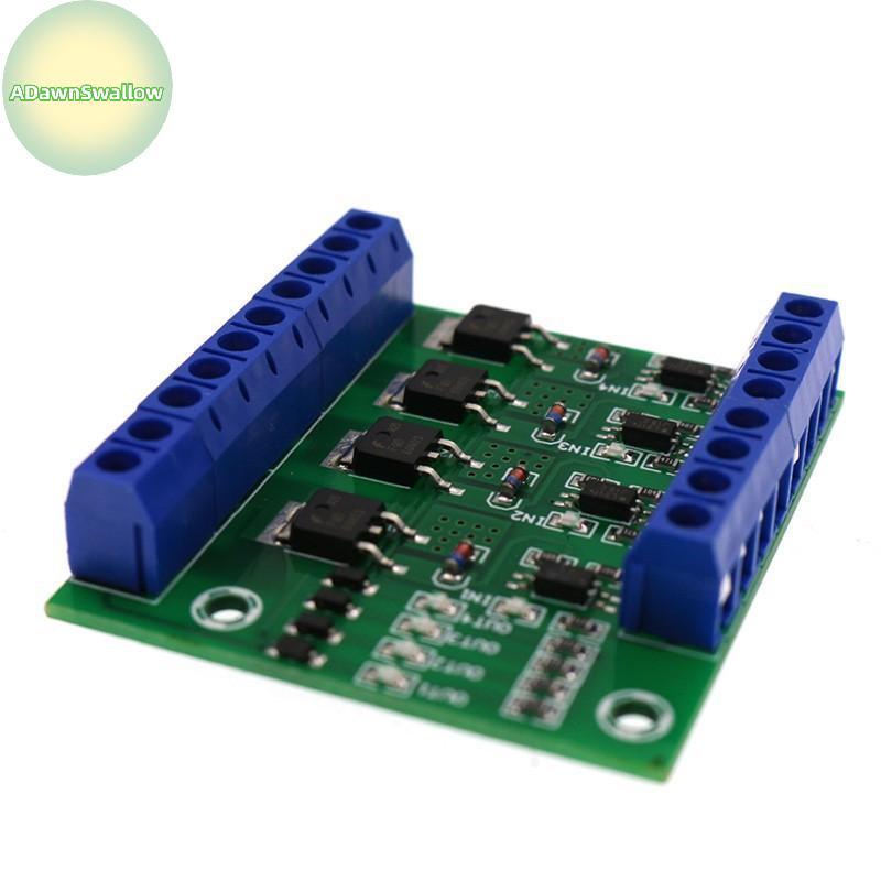 ADS 1Pcs Optoacoplador Placa De Driver Isolada Para Iluminação LED E Controle De Motor DC 4 Canais PWM MOSFET Switch Con