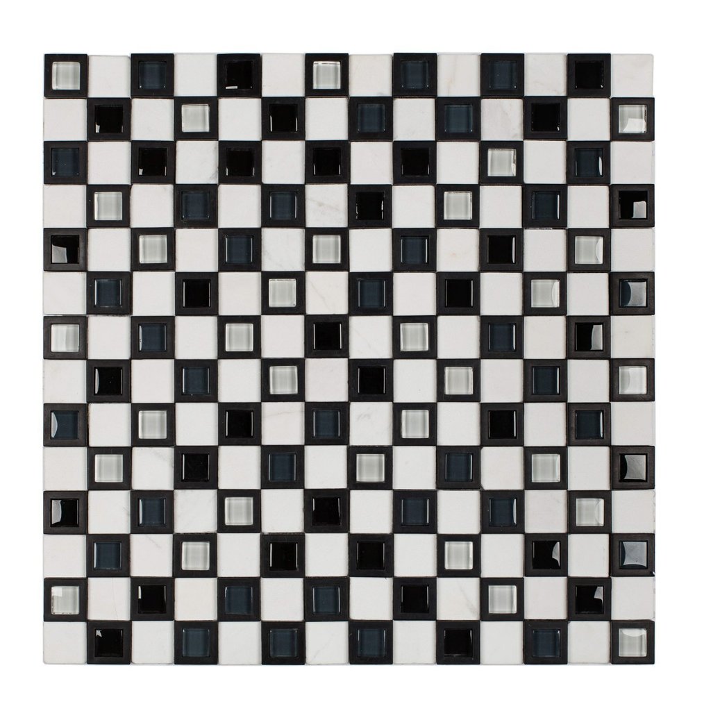 Pastilha de Vidro e Resina de 32cm x 32cm Rende  Glass Mosaic