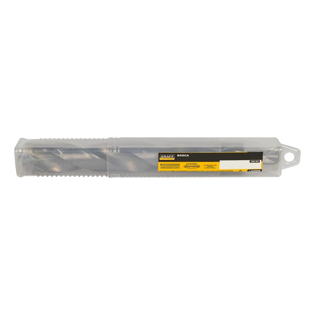 Broca Aço Rápido Aço Rápido Hss Paralela 24mm Graff Vantage