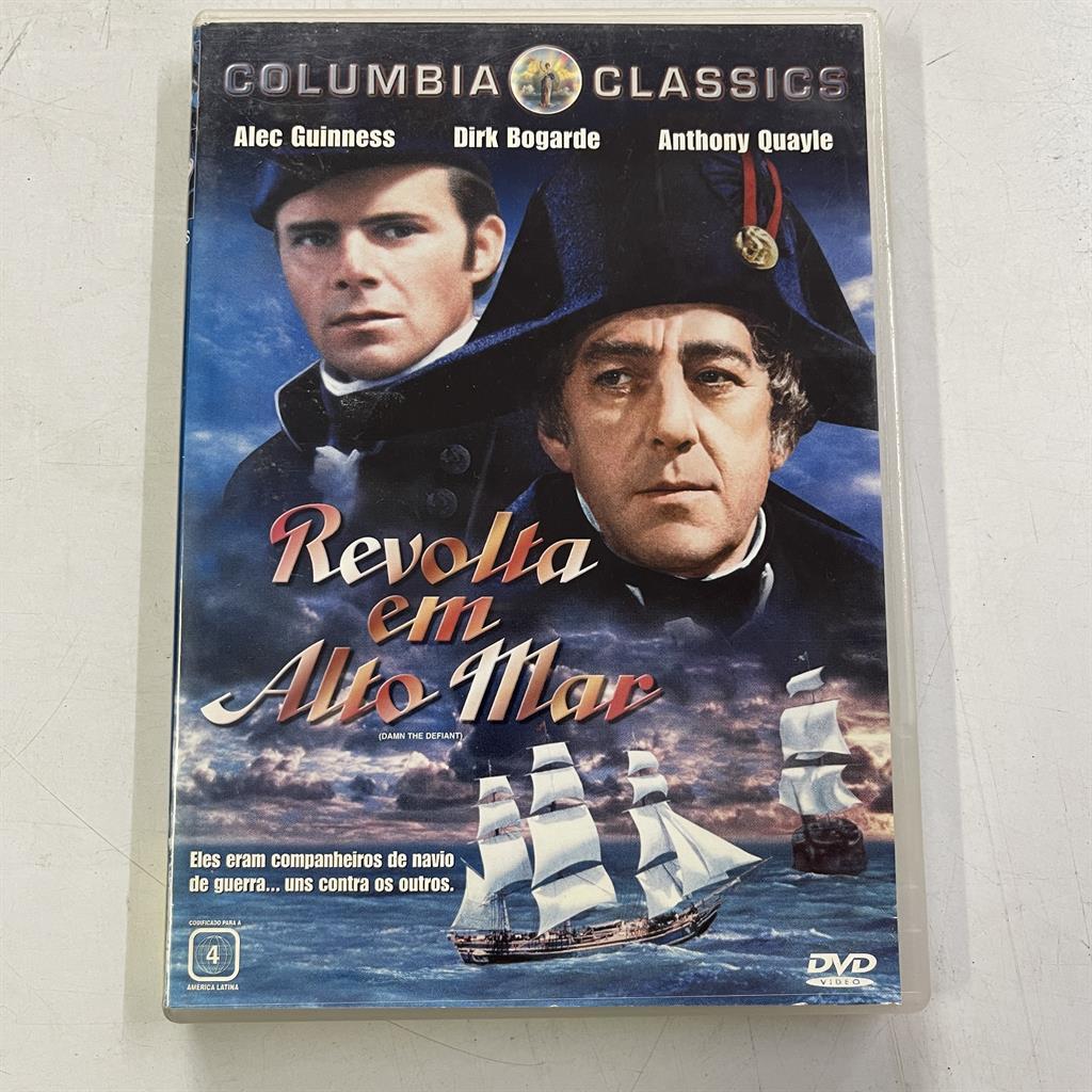 DVD DVD Revolta em Alto Mar - Columbia Classics direção Alec Guinness Dirk Bogarde Anthony Quayle