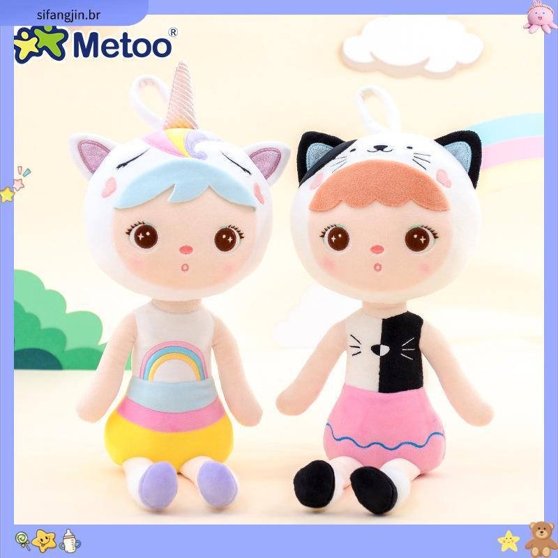 Metoo Boneca de pelúcia de 48 cm, unicórnio de pelúcia macio, Keppel, boneca infantil, brinquedo de raposa, gatinho