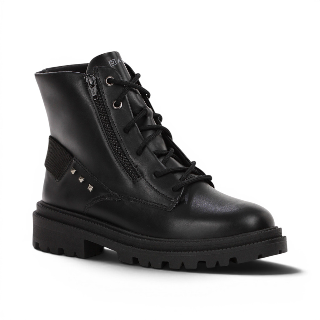 Bota Coturno Ramarim Napa Plus Preto - Feminino