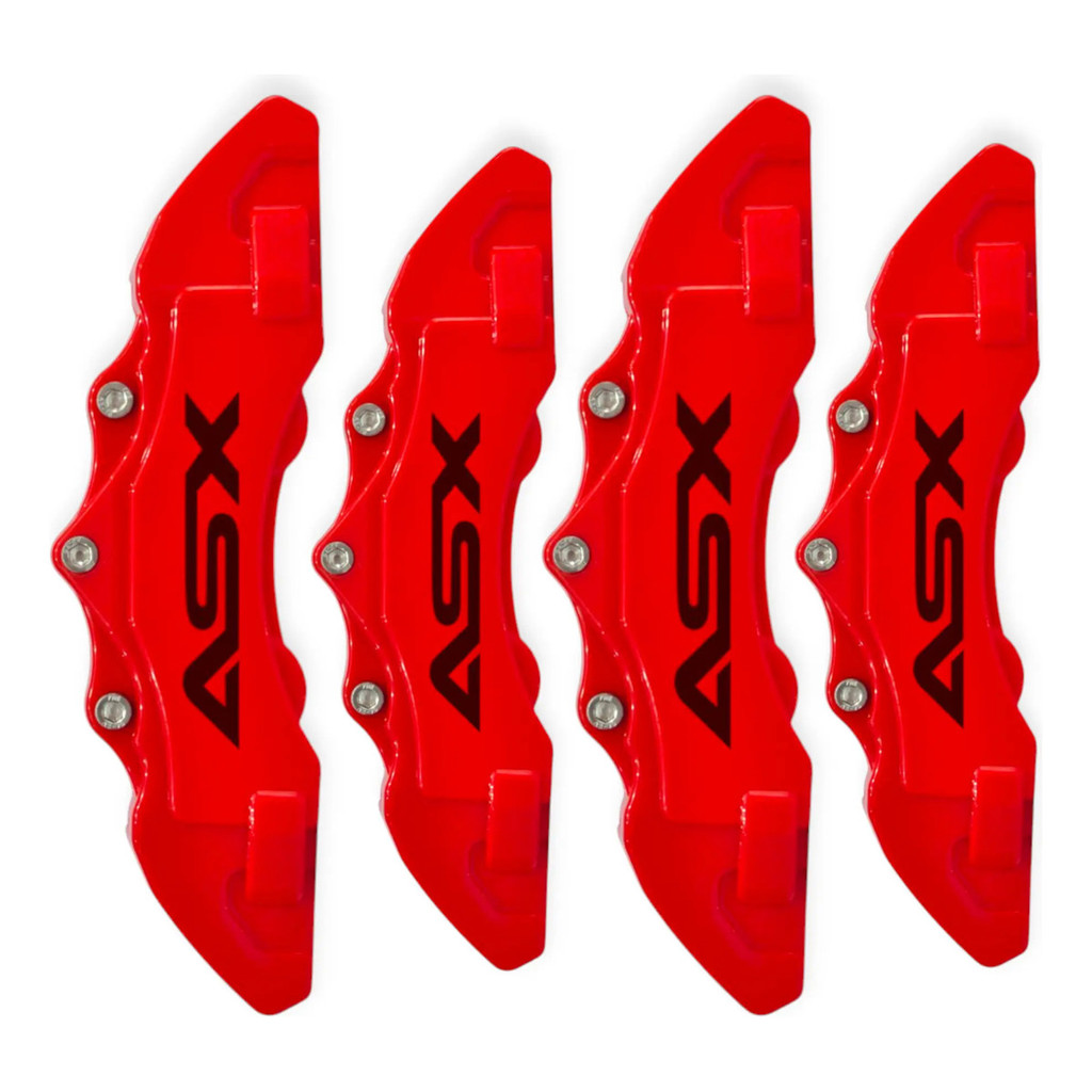 Kit Capa Pinça Freio Mitsubishi Asx Parafuso Inox + Cola