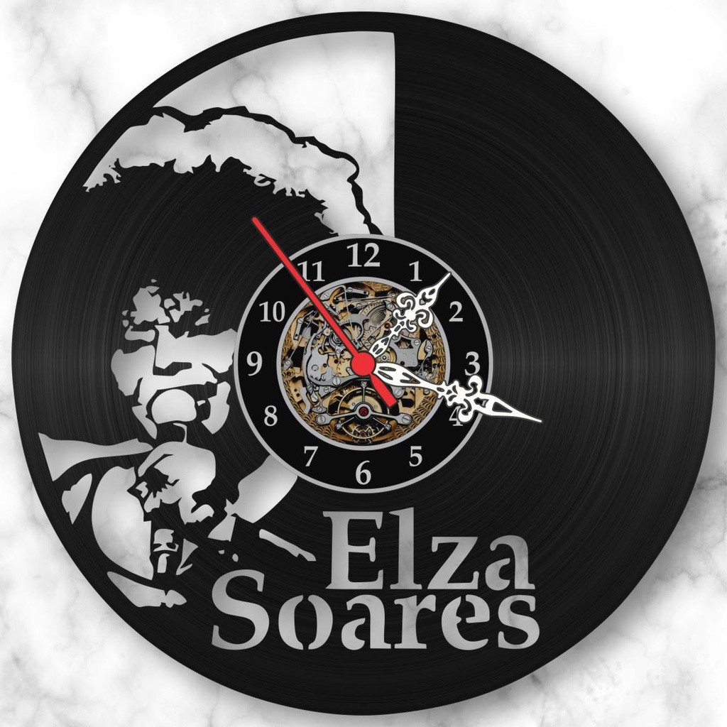 Relógio Elza Soares Samba Mpb Bossa Nova Musica Vinil Lp Promoção