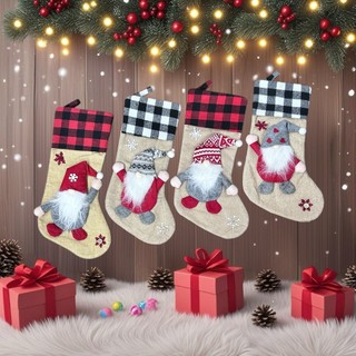 Natal Cross-Border novo estilo estilo nórdico anão sem rosto velho saco de presente de estoque de natal pingente de nata