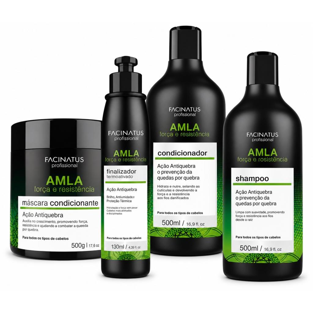 Kit Capilar Amla Força E Resistência Facinatus - 4 Itens