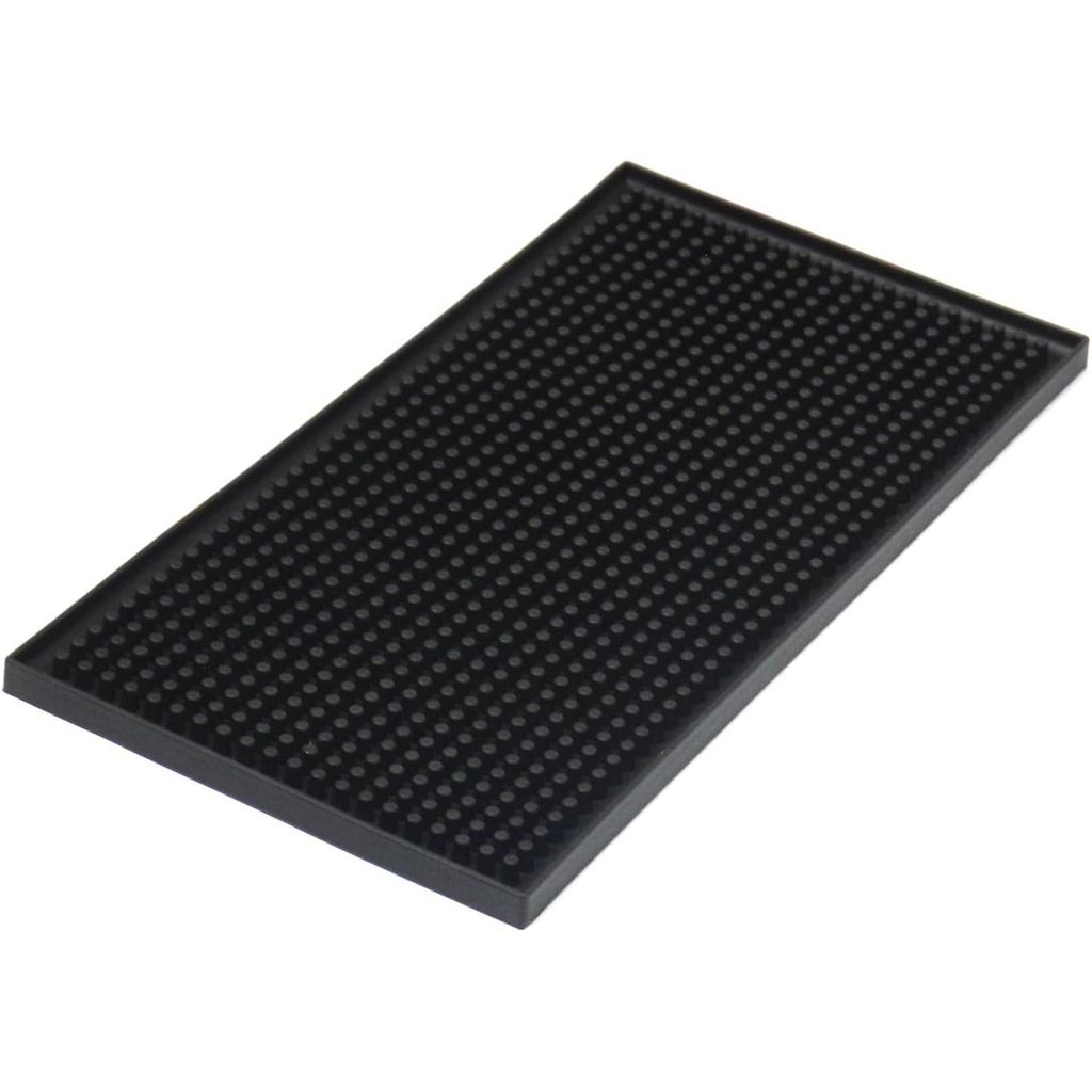 Tapete de Bar Yisharry li 6" x 12" Tapete Quadrado de Borracha para Cozinha, Tapete de Serviço Anti-Derramamento em PVC