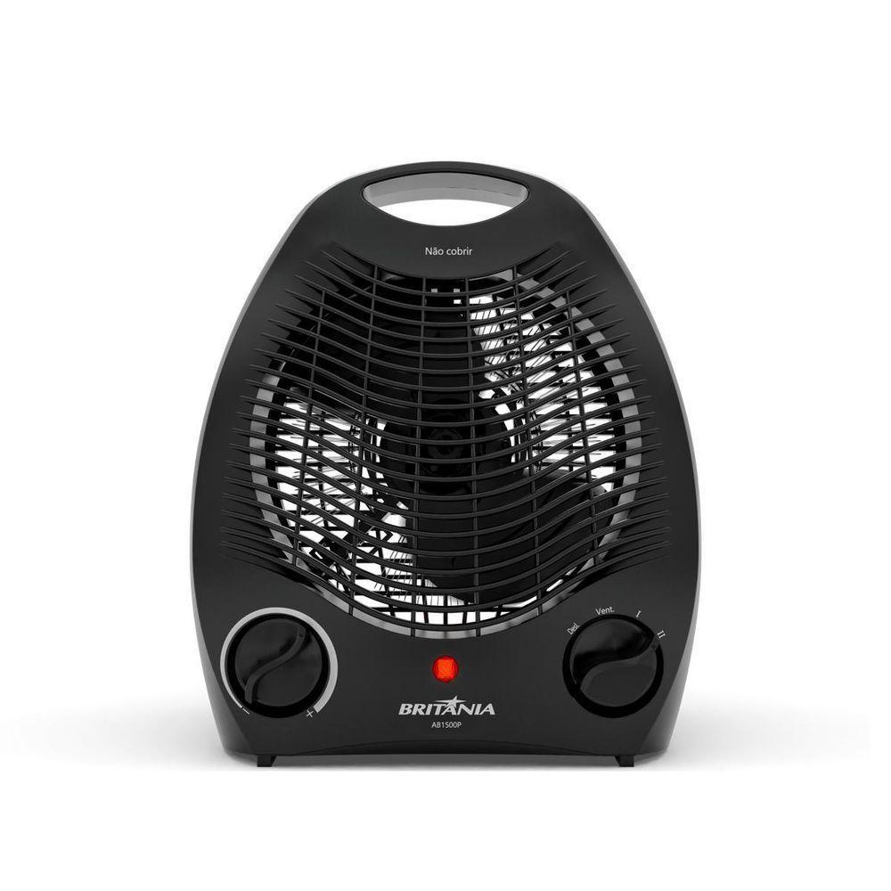 Aquecedor Britânia 2 Em 1 Com 3 Níveis Potência AB1500P 220V