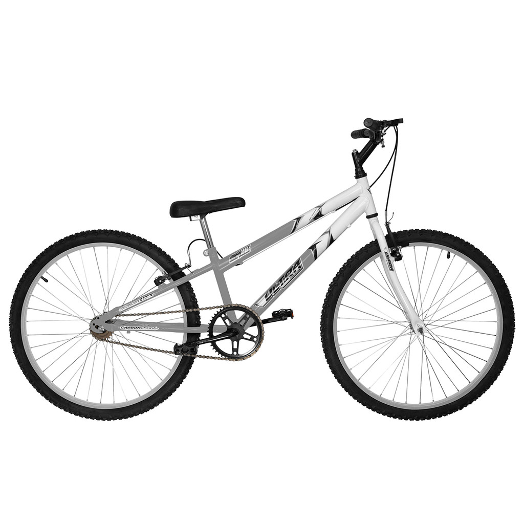 Bicicleta Aro 26 Quadro 11 Modelo Ultra Bikes Rebaixada Bicolor Enduro Sem Marchas Alta Qualidade