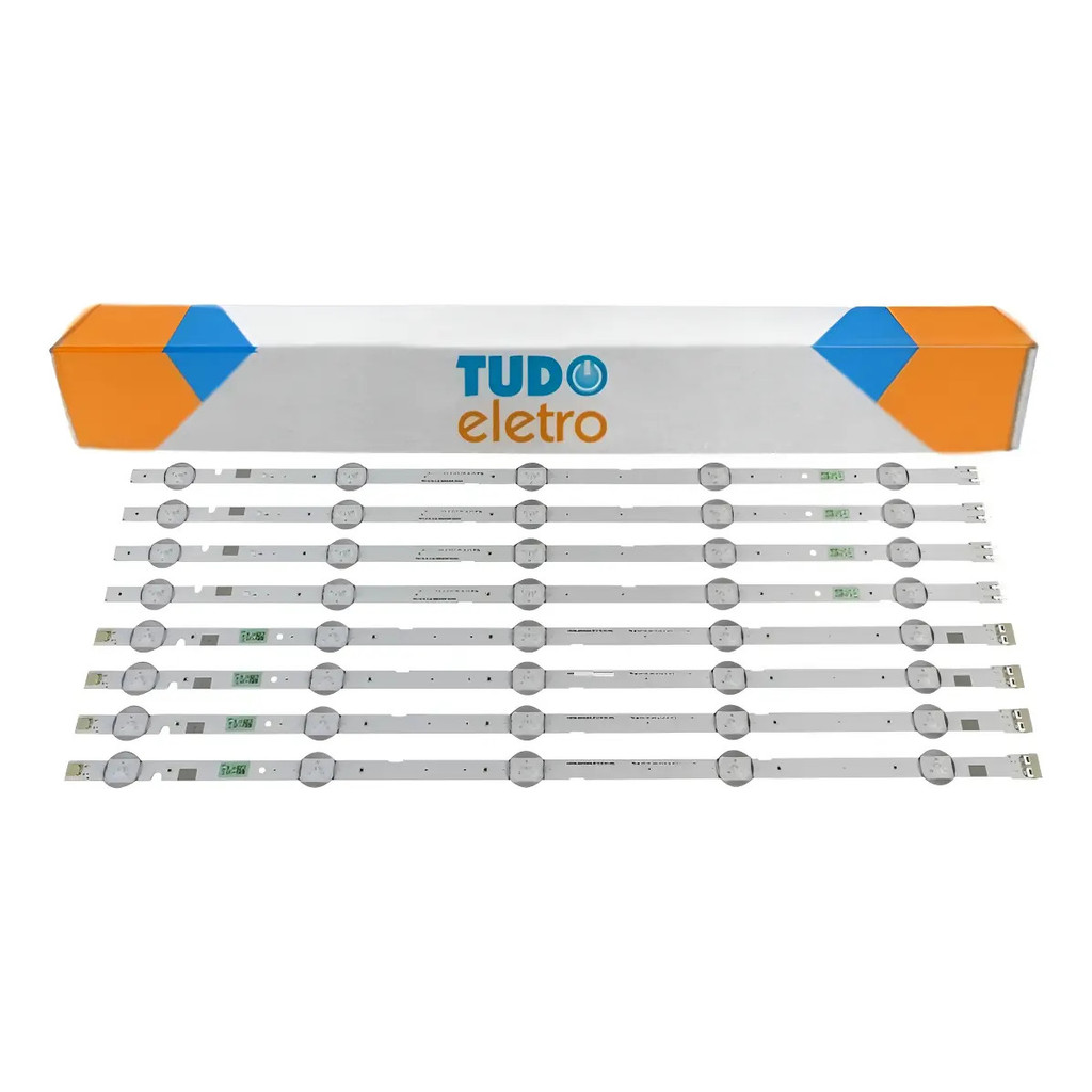 Kit Completo 8 Barras De Led Samsung Un49j5200 Un49j5200ag Tudo Eletro