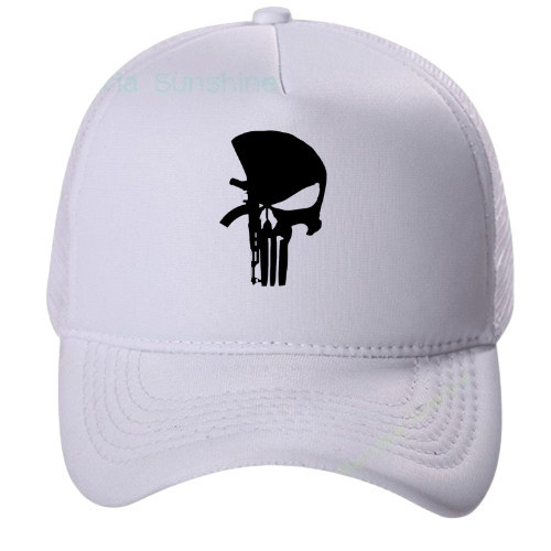 Boné Trucker Aba Curva "Cavera" Preto Masculino Unissex Tela Respirável Telinha Casual Personalizado