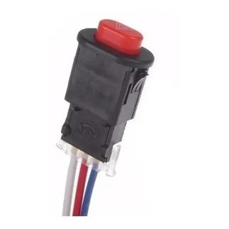 Interruptor Botao Auxiliar Pisca Alerta Moto Carro 3 Fios Modelo Completo
