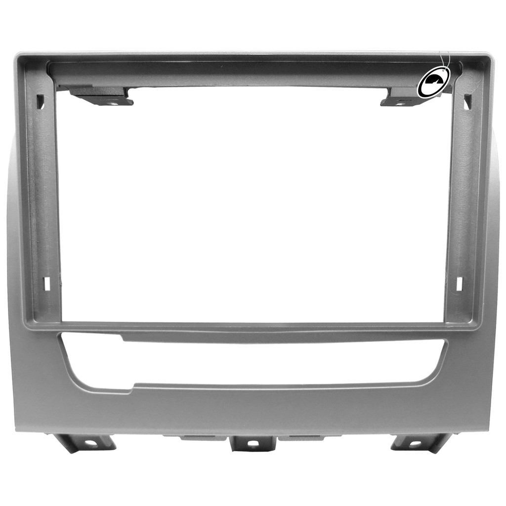 Moldura De Painel 2 Din 9" ou 10" Palio Weekend Siena EL Strada Adventure 2012 Em Diante - Cinza