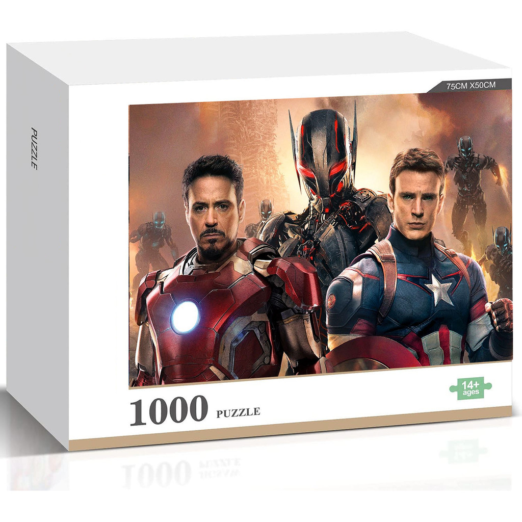 Vingadores : Era De Ultron Capitão América E Homem De Ferro Quebra-Cabeça Jogo De Brinquedo De Descompressão Decoração D