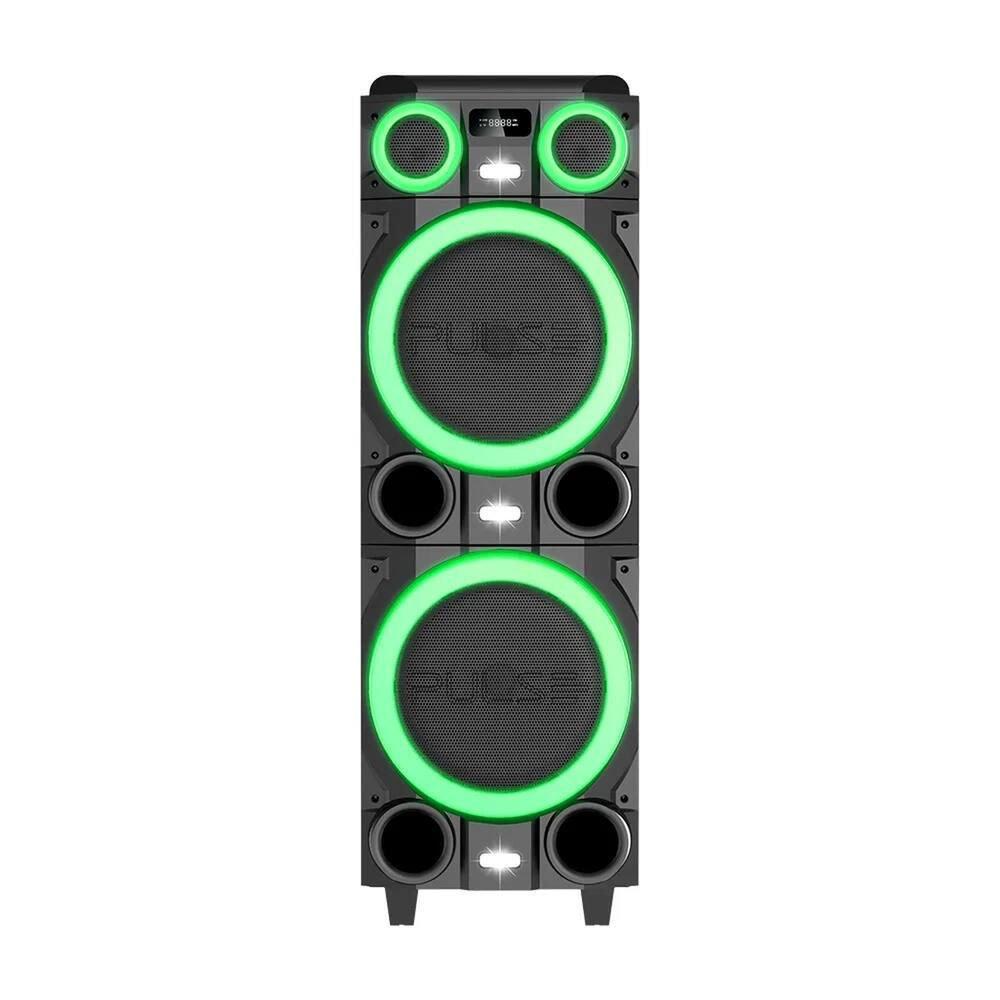 Torre de Som SP518 2000W RMS Bluetooth TWS LED Duplo Pulse