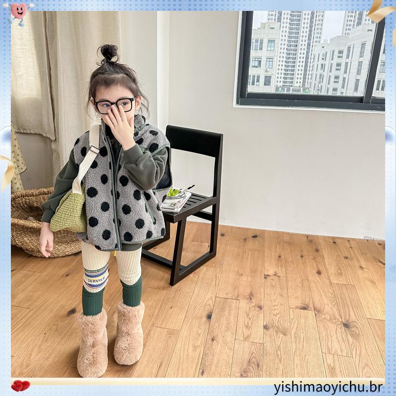 Pipi Roupas Infantis Roupas de Outono Roupas de Inverno Roupas de Inverno Novo Estilo Crianças Versão Coreana Velo de C