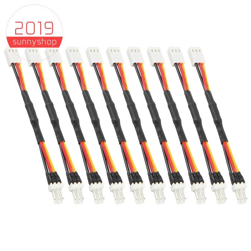 [Bestseller S] 10 Pcs 3PIN Reduz A Velocidade Do Ventilador PC Cabo Resistor De Extensão De Ruído Fio 3 Pinos Macho Para