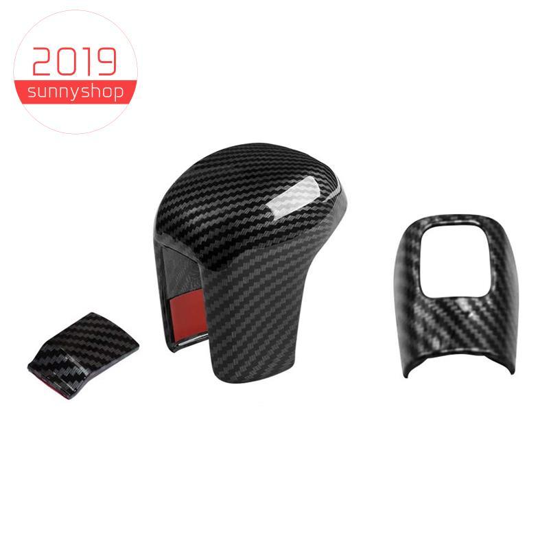 [Bestseller S] Para 10Th 2016-2020 Carro De Fibra De Carbono Botão De Mudança De Engrenagem Capa Alavanca Guarnição Cabe