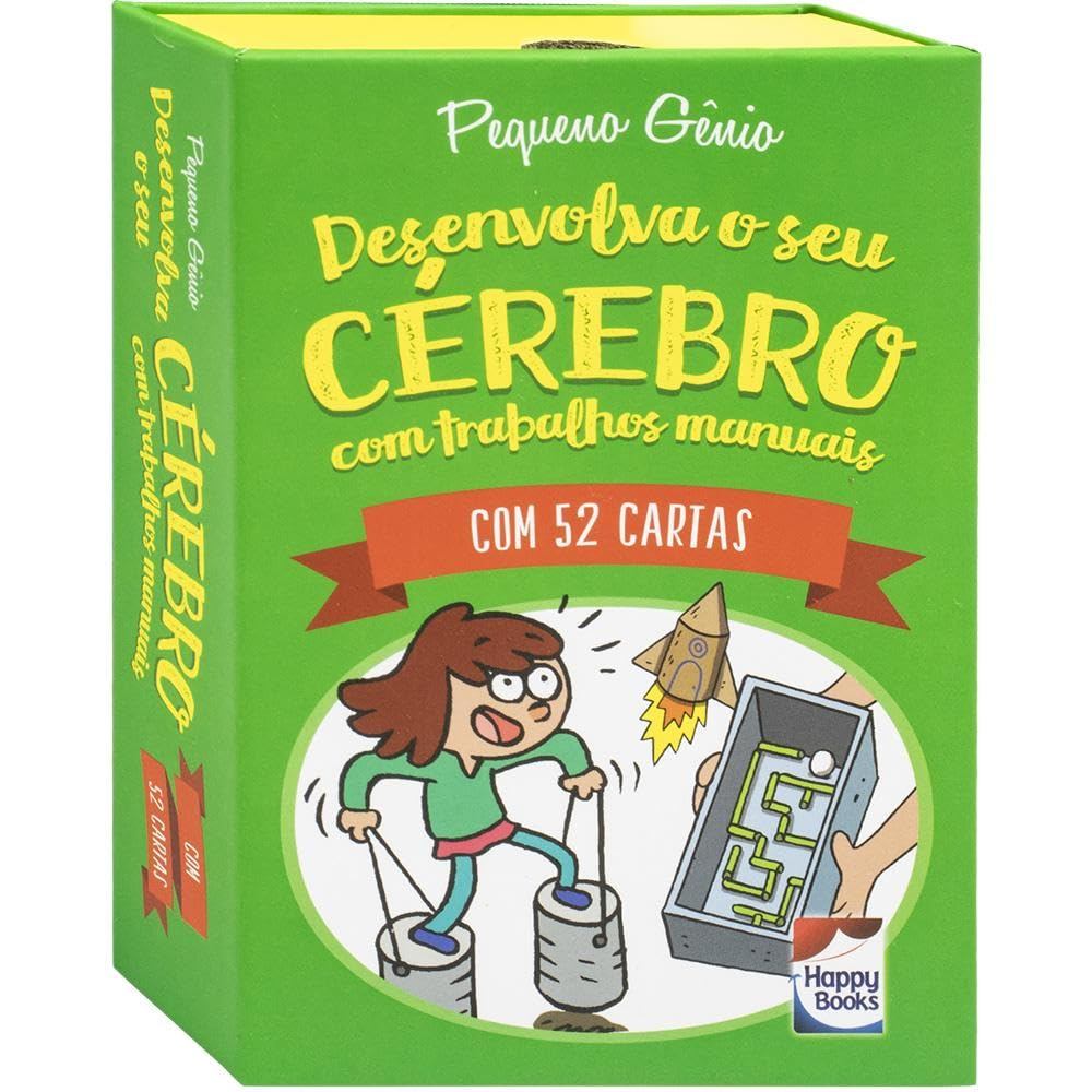 Pequeno Gênio: Desenvolva o seu cérebro Com 52 cartas - Capa dura