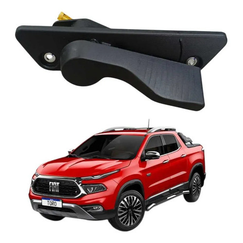 Macaneta Interna Tampa Traseira Fiat Toro 2017 A 2024 Preto Dianteira/traseira