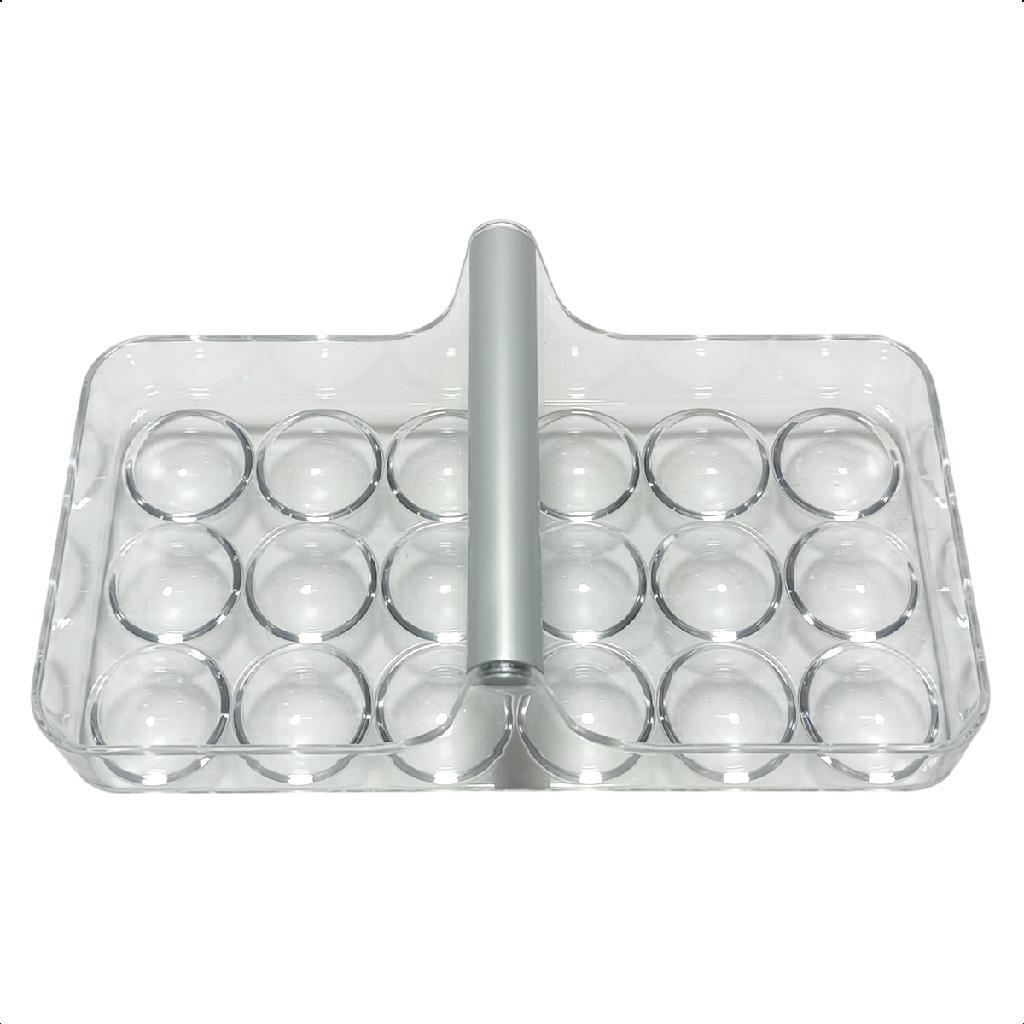 Porta Ovos Acrílico Geladeira Electrolux Original Transparente