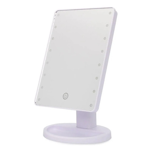 Espelho De Mesa Camarim Led Maquiagem 16 Leds Portátil Usb