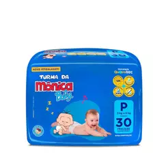 Fralda Turma da Mônica Baby Jumbo P com 30un