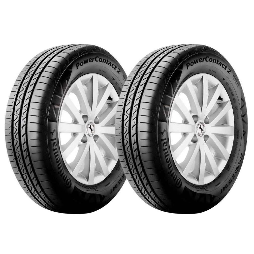 KIT 2 PNEUS ARO 15 185/65R15 CONTINENTAL POWERCONTACT 2 88H