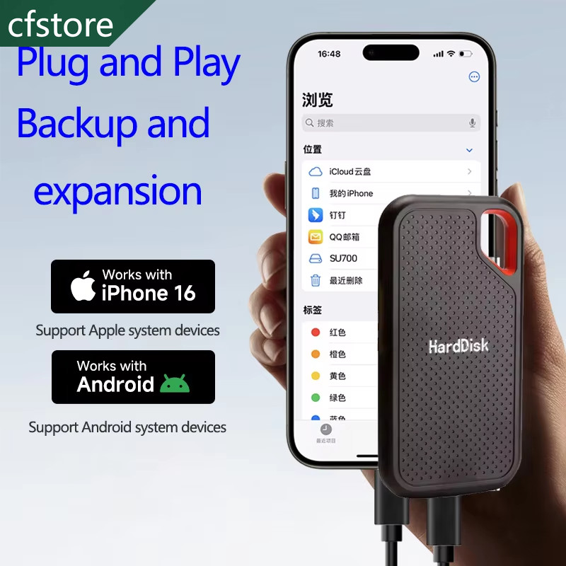 Alta Qualidade SSD 128TB Disco Rígido Externo De Velocidade 1TB USB 3.1 2TB 4TB Dispositivo De Armazenamento Para Portát