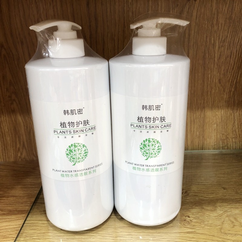 Salão de beleza espuma limpador facial pacote de salão de beleza garrafa grande 1.000ml limpador facial limpeza profunda